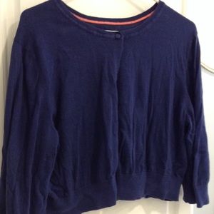Navy blue shrug